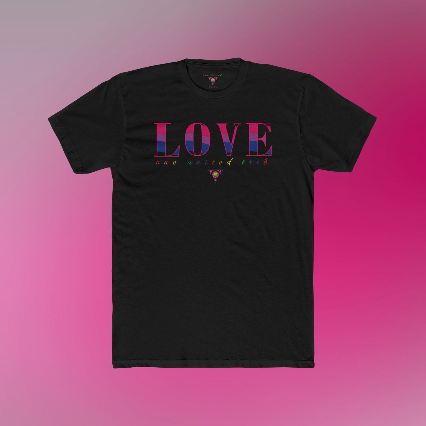 LOVE - Bisexual Pride One United Tribe T-Shirt