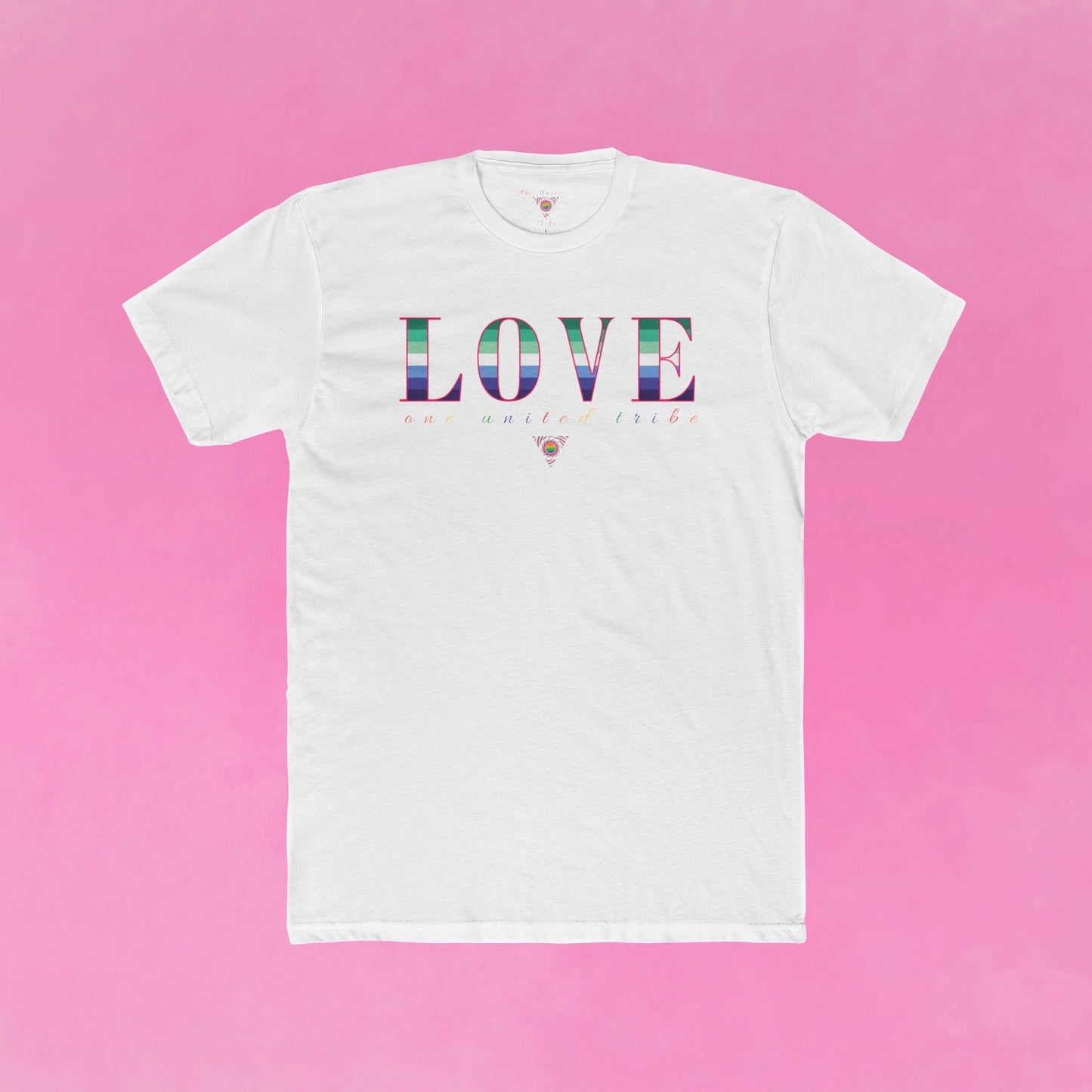 HI-LOVE - Gay Male Pride One United Tribe T-Shirt