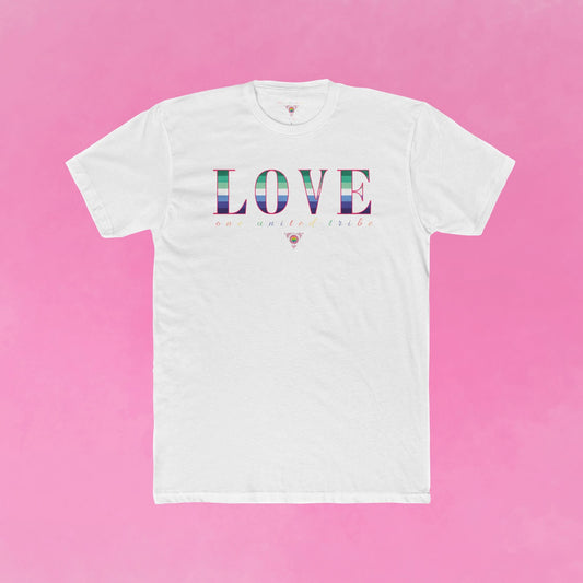 HI-LOVE - Gay Male Pride One United Tribe T-Shirt