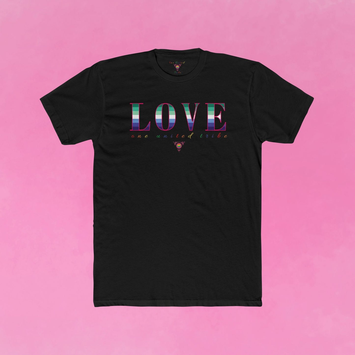 HI-LOVE - Gay Male Pride One United Tribe T-Shirt