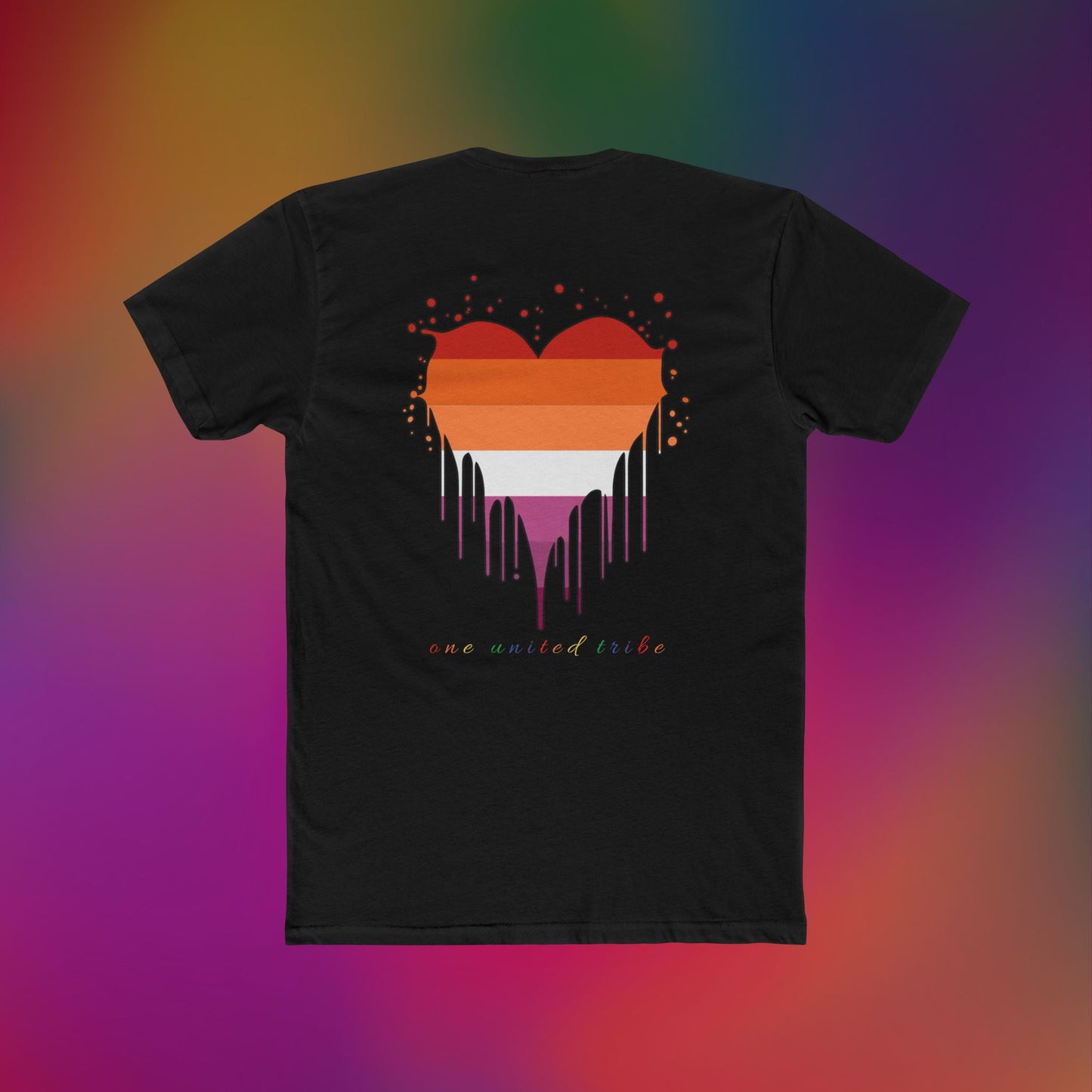 HI-Lesbian Pride Heart T-Shirt