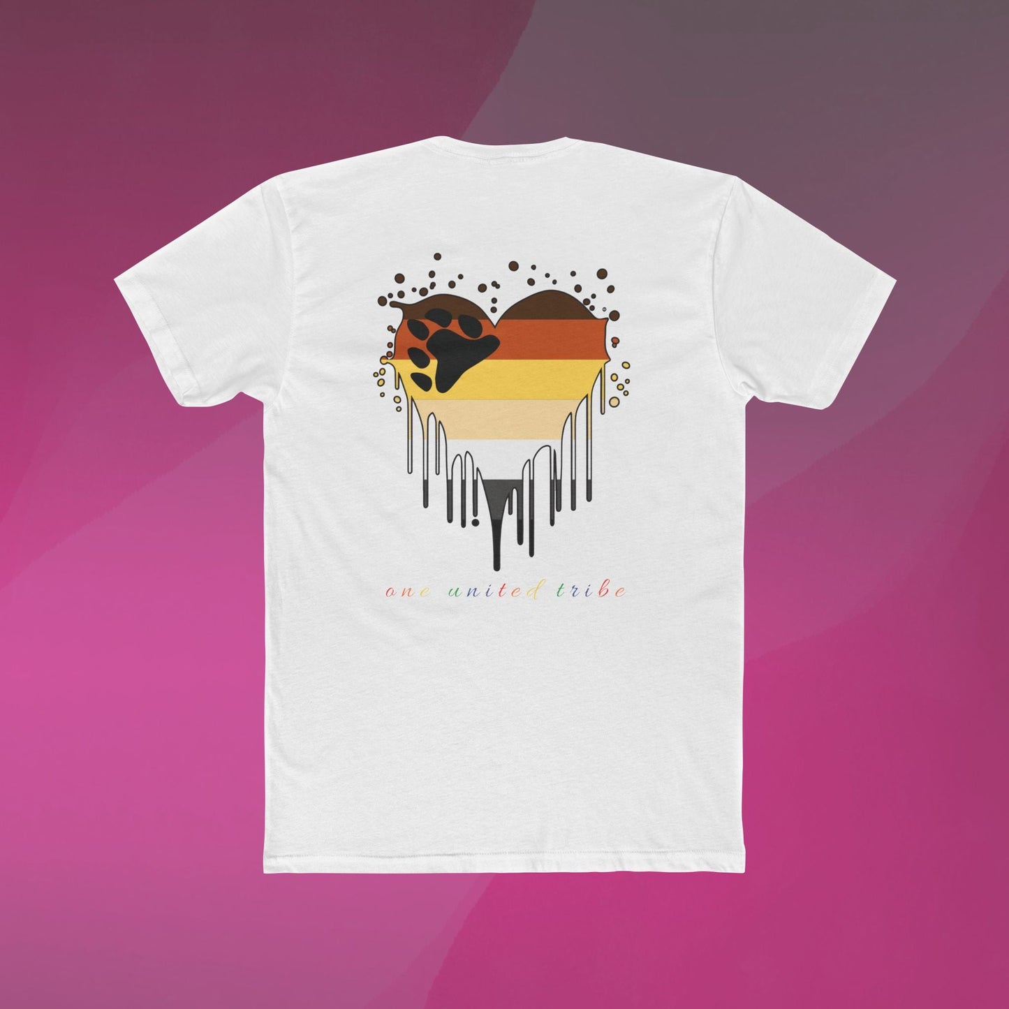 HI-Bear Pride Drip Heart T-Shirt