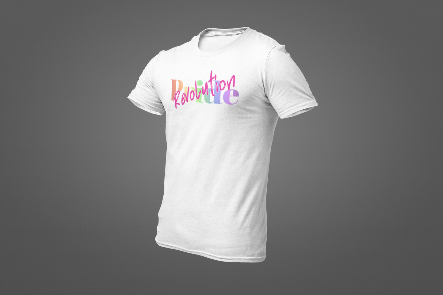 Pride is revolution white t-shirt