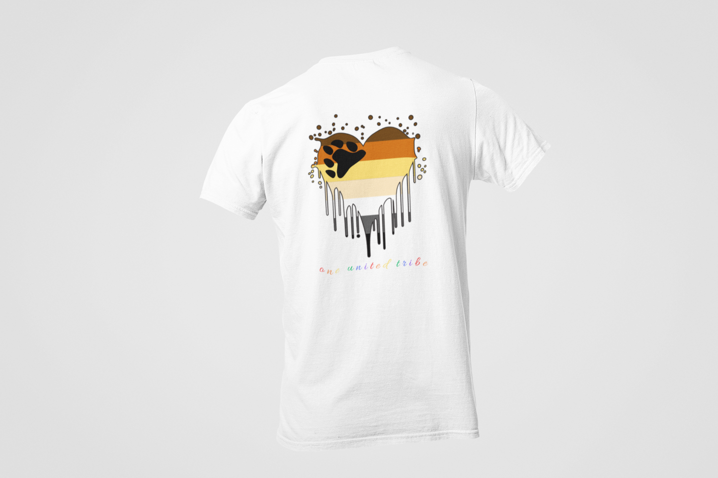 Bear Pride Drip Heart T-Shirt