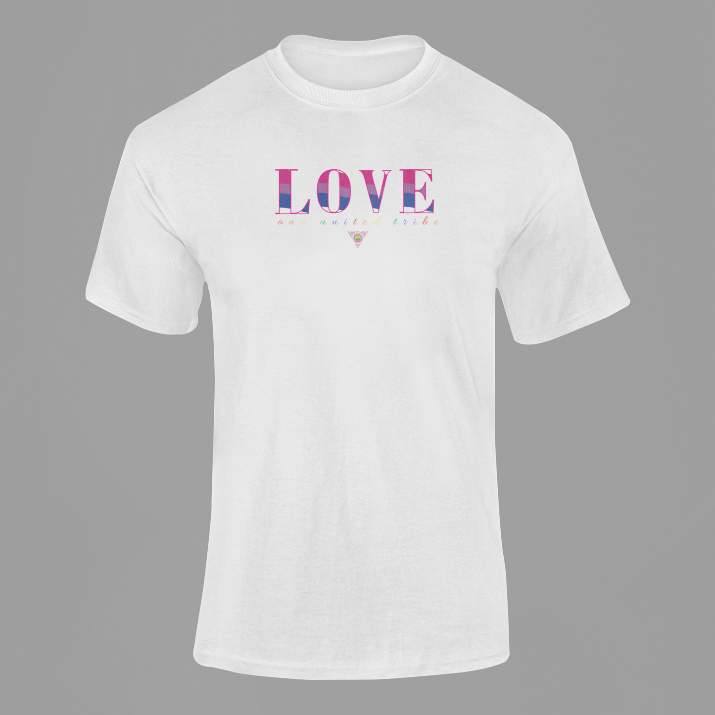 LOVE - Bisexual Pride One United Tribe T-Shirt