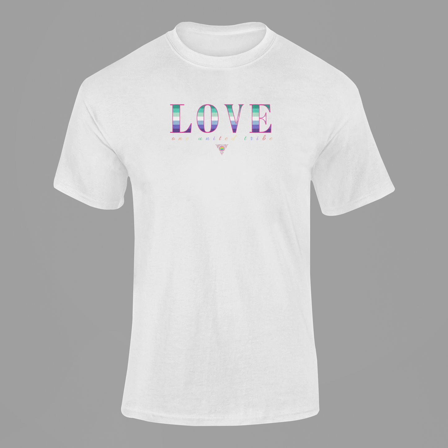 LOVE - Gay Male Pride One United Tribe T-Shirt