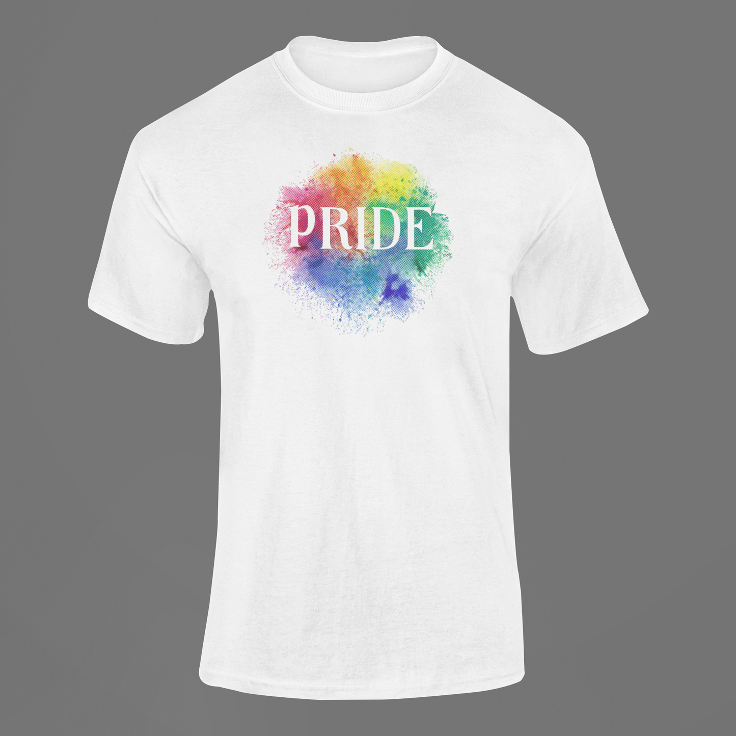 PRIDE - Rainbow Paint Splatter T-Shirt