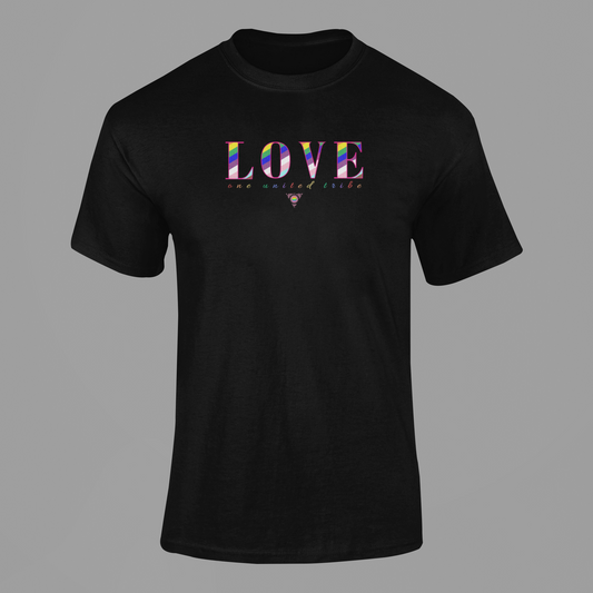 LOVE - Rainbow Pride One United Tribe T-Shirt