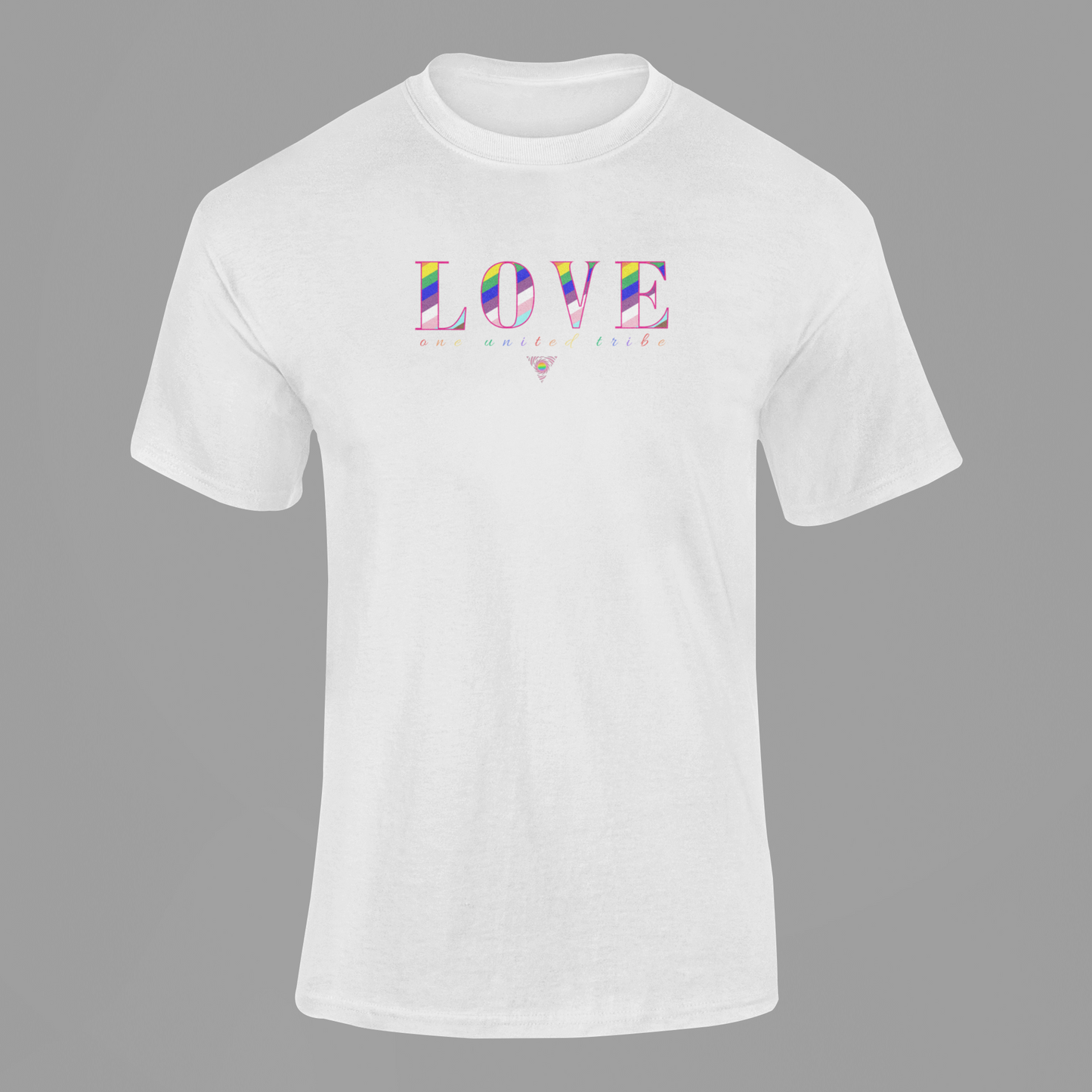 LOVE - Rainbow Pride One United Tribe T-Shirt