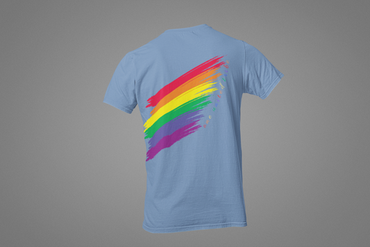 Pride Brushstroke (Back) T-Shirt